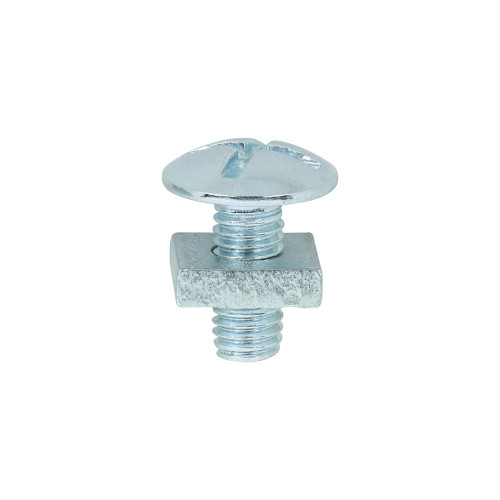 Roofing Bolt & SQ Nut - BZP, M5 x 12mm (Box of 200)