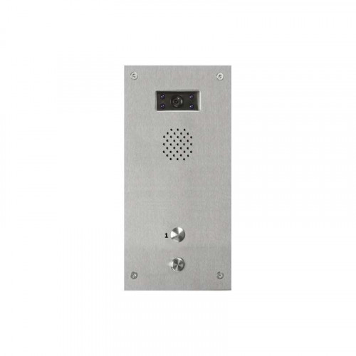 Bell System 1 Button Vandal Resistant Flush Video Panel