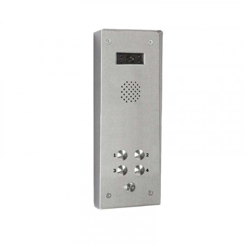 Bell System 4 Button Vandal Resistant Surface Video Panel