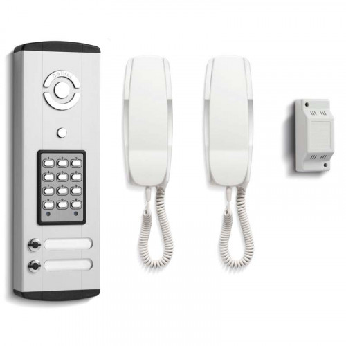 Bell System 2 Button Bellini Surface Audio Entry Kit with Keypad