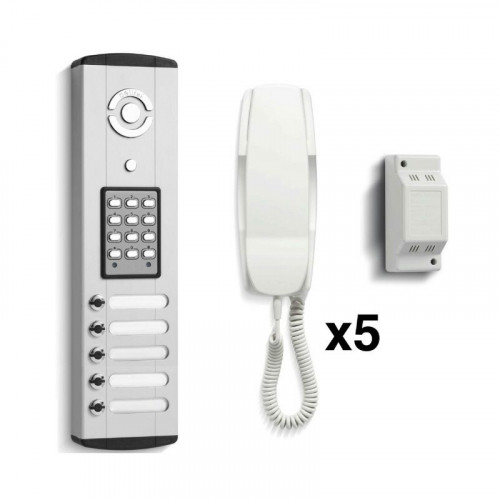 Bell System 5 Button Bellini Surface Audio Entry Kit with Keypad
