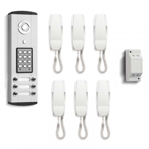 Bell System 6 Button Bellini Surface Audio Entry Kit with Keypad