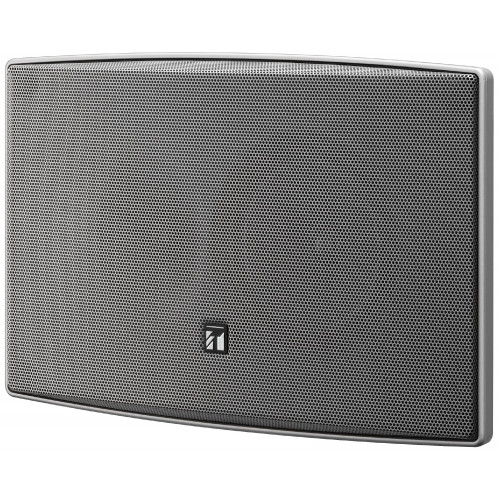 TOA 10W Low Profile Wall Speaker, Silver, 100V Line