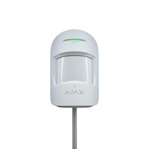 Ajax Fibra Combi Protect Combined PIR and Glass Break Detector, White