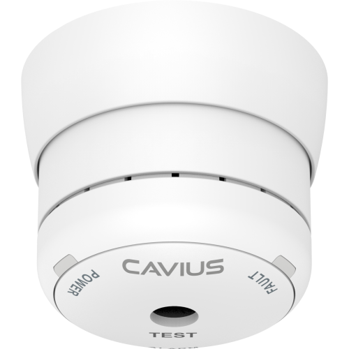 Cavius Carbon Monoxide (CO) Alarm, 10 Yr Battery Powered, 40mm