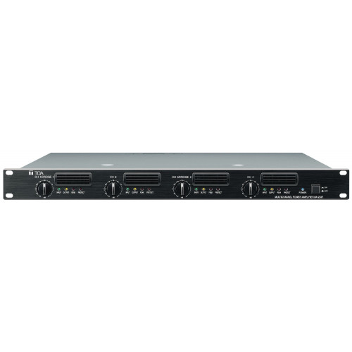 TOA DA-Series 1000W Digital Amplifier, 4 Channel, 100V Line