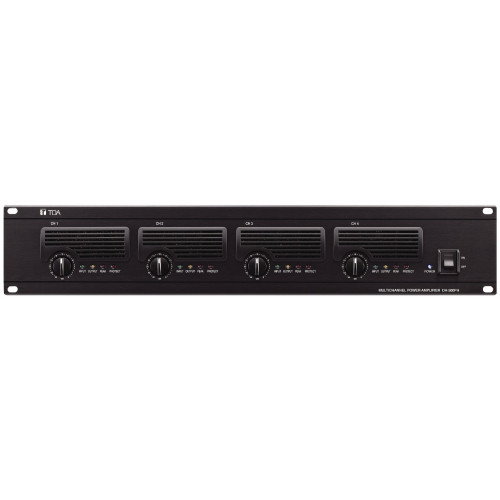 TOA DA-Series 2000W Digital Amplifier, 4 Channel, 100V Line