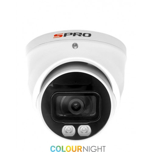 SPRO 5MP Eyeball Turret, 4 in 1, 2.8mm, Smart IR, 30M IR, AOC, White