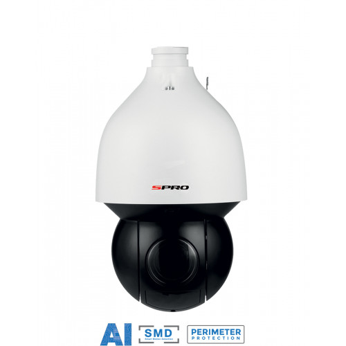 SPRO 4MP IP PTZ Camera, 32X Zoom, 4.9-156mm, AI Pro, Starlight, Alarm Tracking, POE, IP68