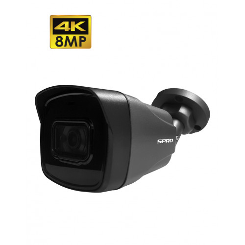 SPRO 8MP Bullet Camera, 2.8mm, 80m IR, WDR, IP67