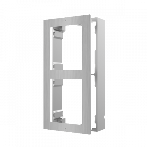 Hikvision double wall mounting bracket for modular door station, Stainless Steel
