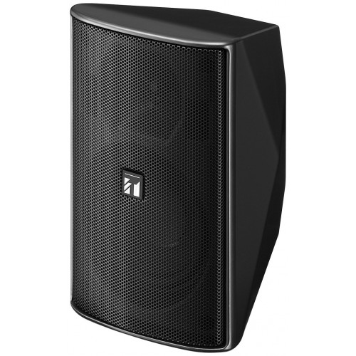 TOA 15W Wide Dispersion Cabinet Speaker, Black, 100V Line