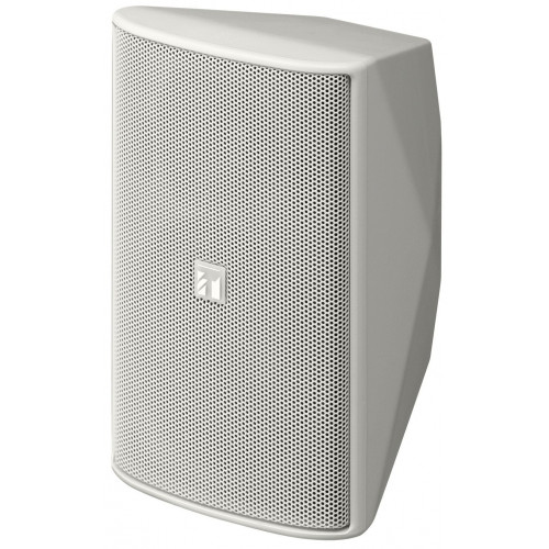 TOA 15W Wide Dispersion Cabinet Speaker, White, Weatherproof, 100V Line