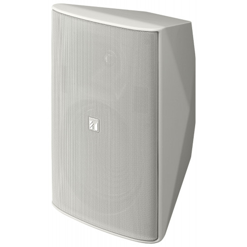 TOA 60W Wide Dispersion Cabinet Speaker, White, Weatherproof, 100V Line