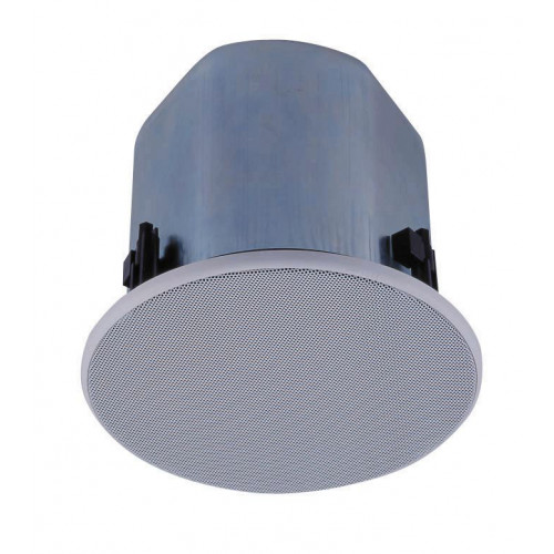 TOA 30W Wide Dispersion Ceiling Speaker, Full Range with Back Can, 100V Line / 8 O