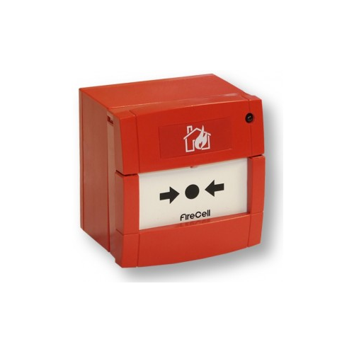 FireCell Manual Call Point, Red incl. Cover - KAC Style