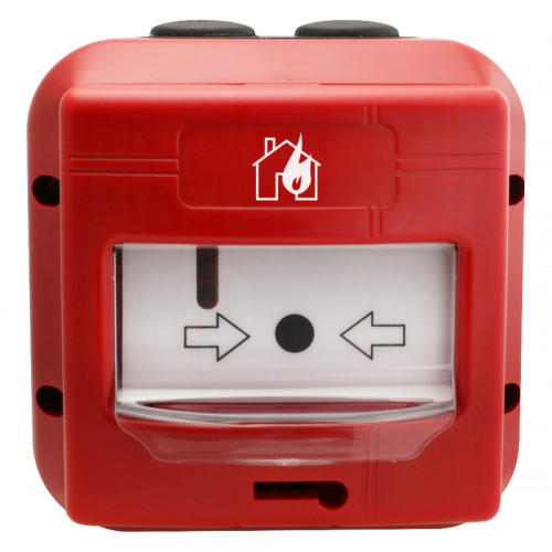 GFE Conventional Manual Call Point, Red, IP67 incl. Cover