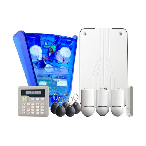 i-on40H Radio Kit with Wired Keypad + Sounder Backplate (Blue) c/w 3 x XCELRPT, DET-RDC-W, PROXTAGPK5