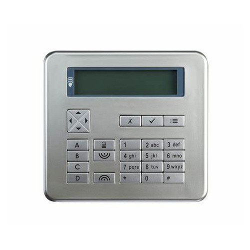 Eaton Flush Wired Keypad, Satin Chrome