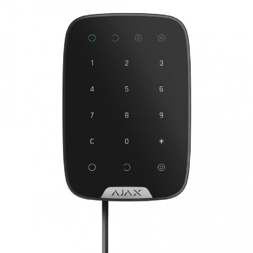 Ajax Keypad Fibra Wired Touch Keypad, Black