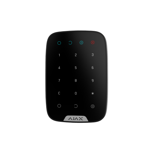 Ajax Two-way Wireless Touch Keypad, Black