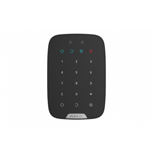 Ajax Two-way Wireless Touch Keypad, Built-In Proximity, Black  (Compatible with HubPlus, Hub2, Hub2Plus)