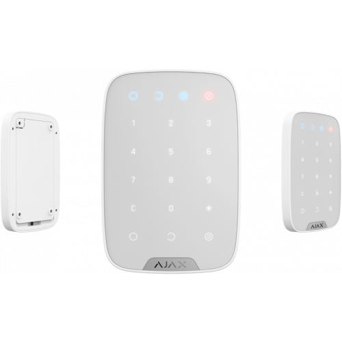 Ajax Two-way Wireless Touch Keypad, White