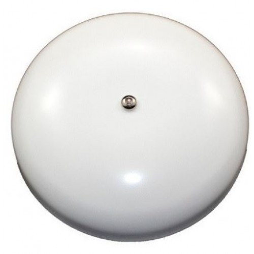 Vimpex 24V DC 6" Fire Alarm Bell, White