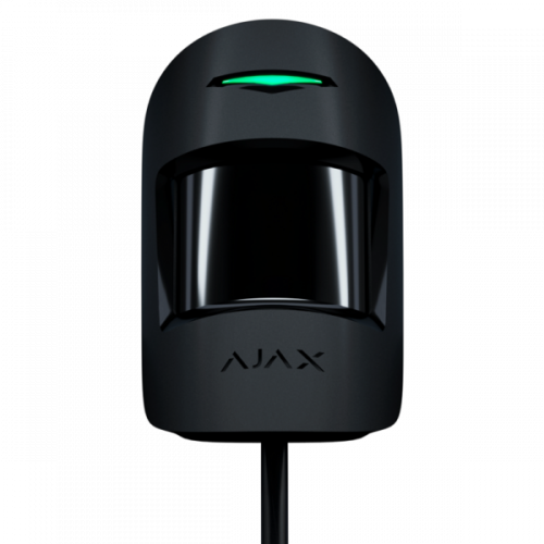 Ajax Fibra Combi Protect Combined PIR and Glass Break Detector, Black
