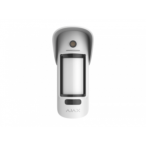 Ajax Motion Cam Outdoor Wireless PIR with Visual Alarm Verification, White