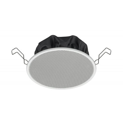 TOA 6W Ceiling Speaker,  5", Pure White, Spring Clamp Mount, 100V Line