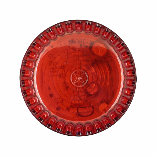 Solex 3 Xenon Beacon, Red Lens, Shallow Base
