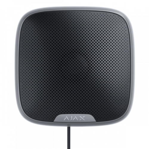 Ajax Fibra Street Siren Wireless External Siren, Black