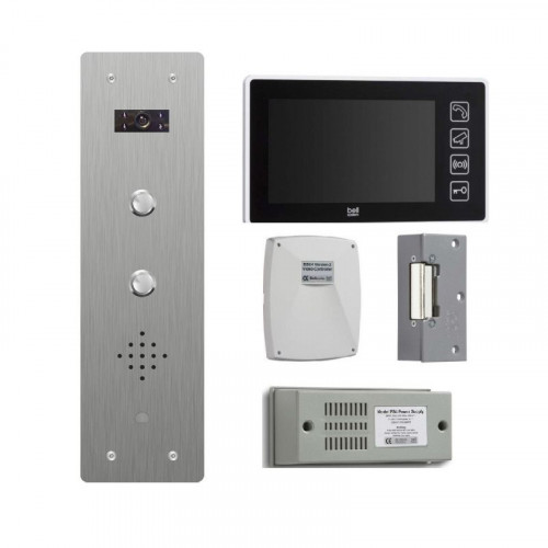 Bell System 2 Button Tabellet Surface Video Entry Kit