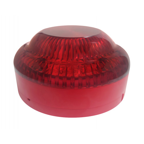 VALKYRIE Addressable Wall Mount Voice Beacon, Red