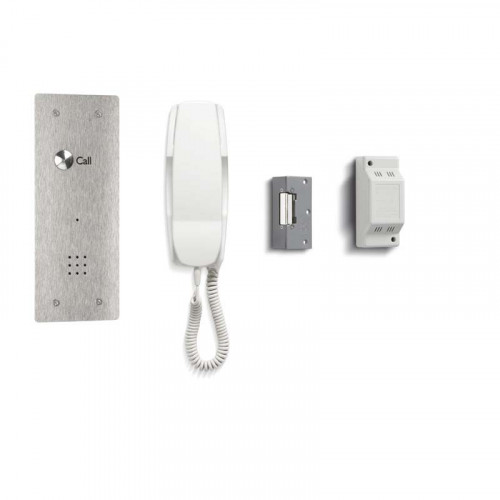 Bell System 1 Button Vandal Resistant Flush Door Entry Kit