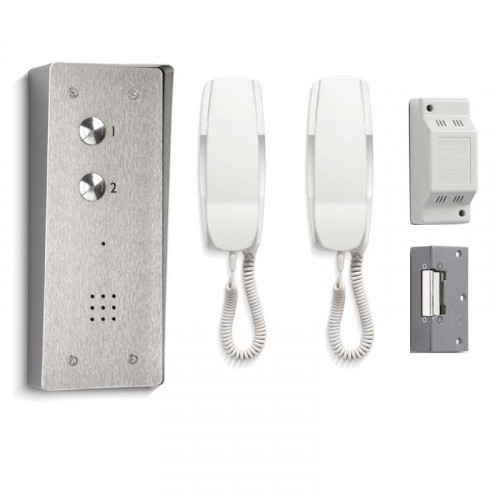 Bell System 2 Button Vandal Resistant Surface Door Entry Kit