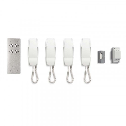 Bell System 4 Button Vandal Resistant Flush Door Entry Kit