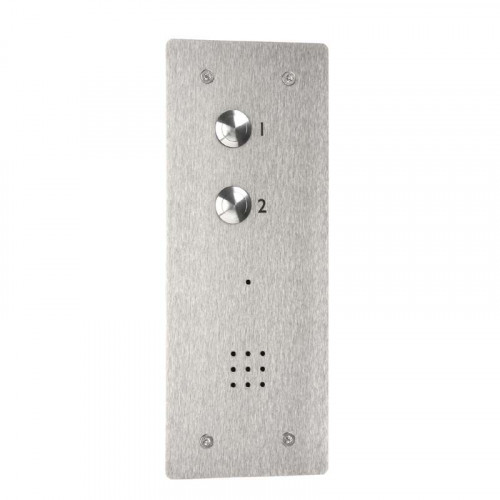 Bell System 2 Button Vandal Resistant Flush Door Entry Panel