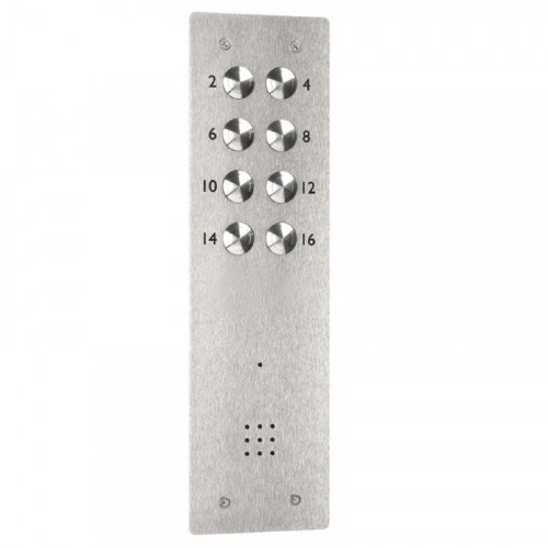 Bell System 8 Button Vandal Resistant Flush Door Entry Panel