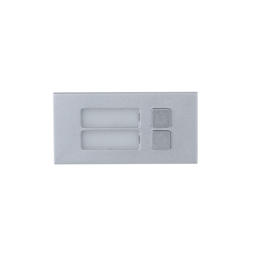 2 Button Call Module, IK07 Anodised Aluminium, IP65, Half Size