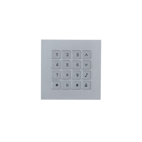 Digital Coded Keypad Module, Backlit, IK07 Anodised Aluminium, IP65