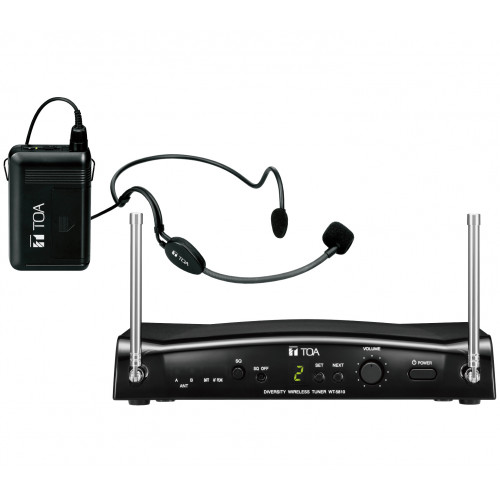 TOA UHF Headset Wireless System with WH-4000H Microphone
