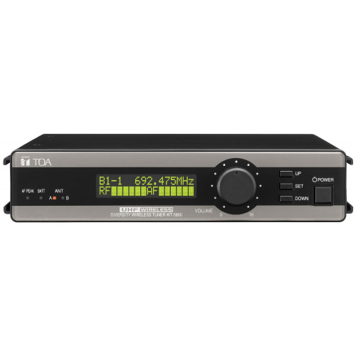 TOA UHF 16 Channel Wireless Tuner, True Diversity, Rack Mountable