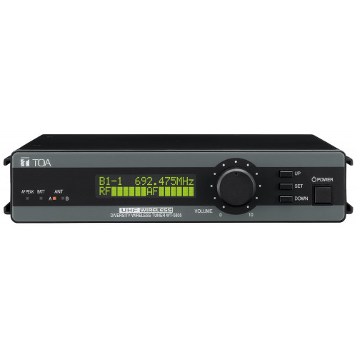 TOA D5000 Series 32 Channel Digital Wireless Receiver with FBS, EQ, Encryption and Contact Output