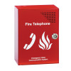 Sigtel Fire Telephone Outstation c/w Handset (Key Lockable), Red